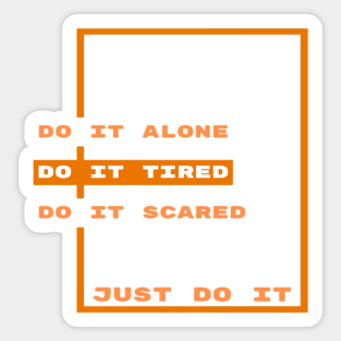 Just do it Sticker